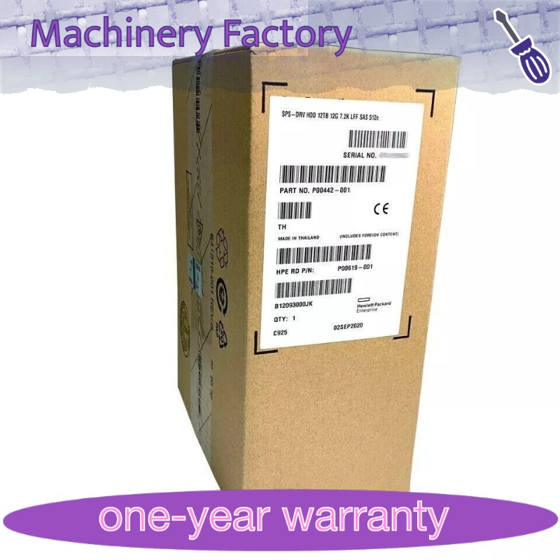 New Q2R42A P00442-001 HPE MSA 12TB 12G SAS 7.2K 3.5" MIDLINE 512E HDD Hard Drive