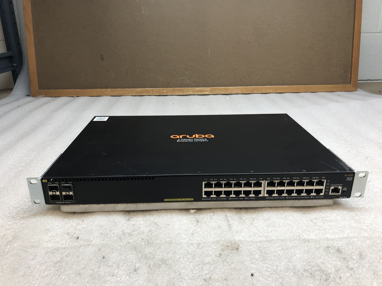 HPE Aruba 2540 24G PoE+ 4SFP+ Switch JL356A 24-Port Managed Gigabit 10GbE