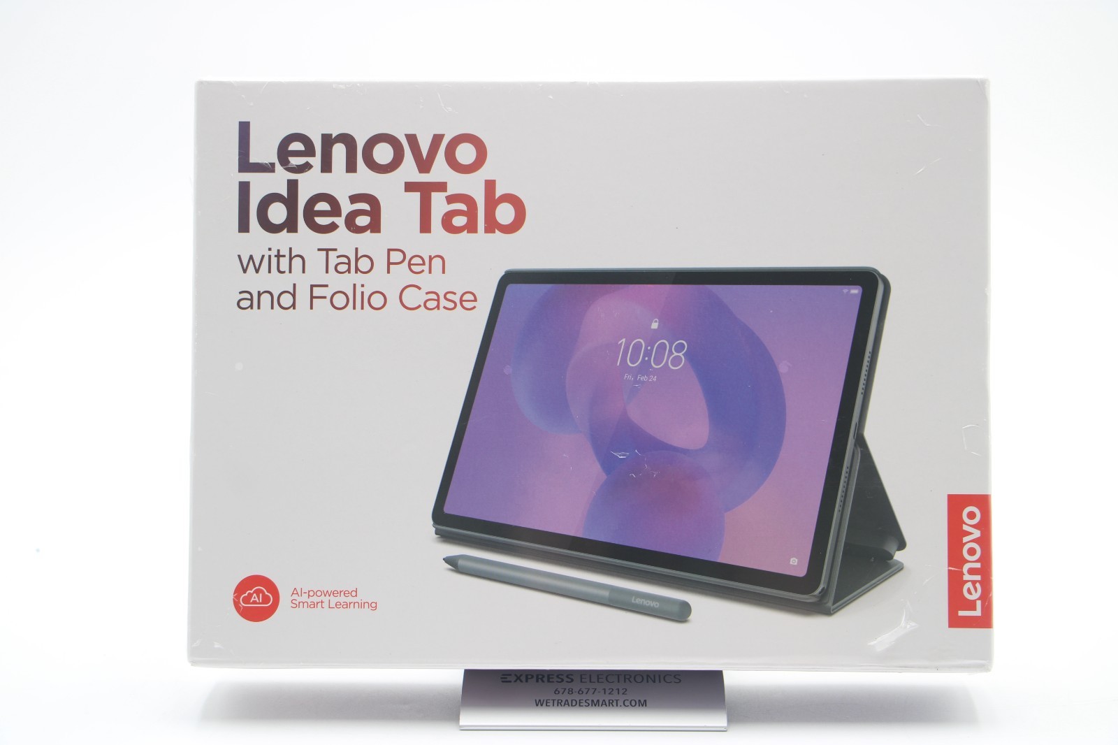 NEW SEALED - Lenovo Idea Pad 11" 2.5K 128GB WiFi w/ Tab Pen & Folio Case Bundle