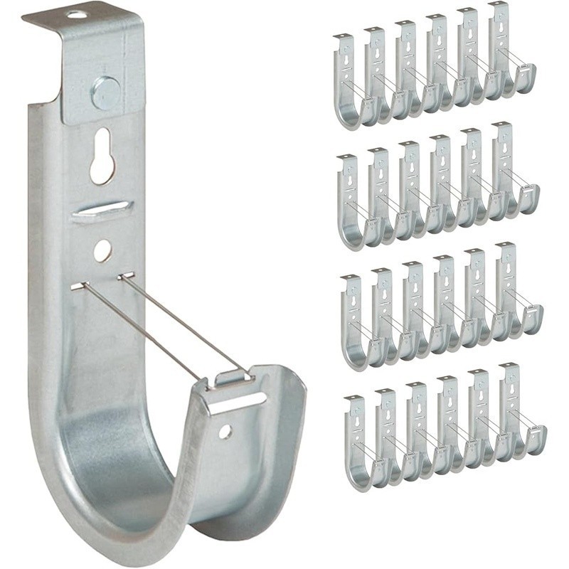 Wall Mount J-Hooks Cable Management Hooks ETL Listed CAT5e CAT6 Fiber Optic New