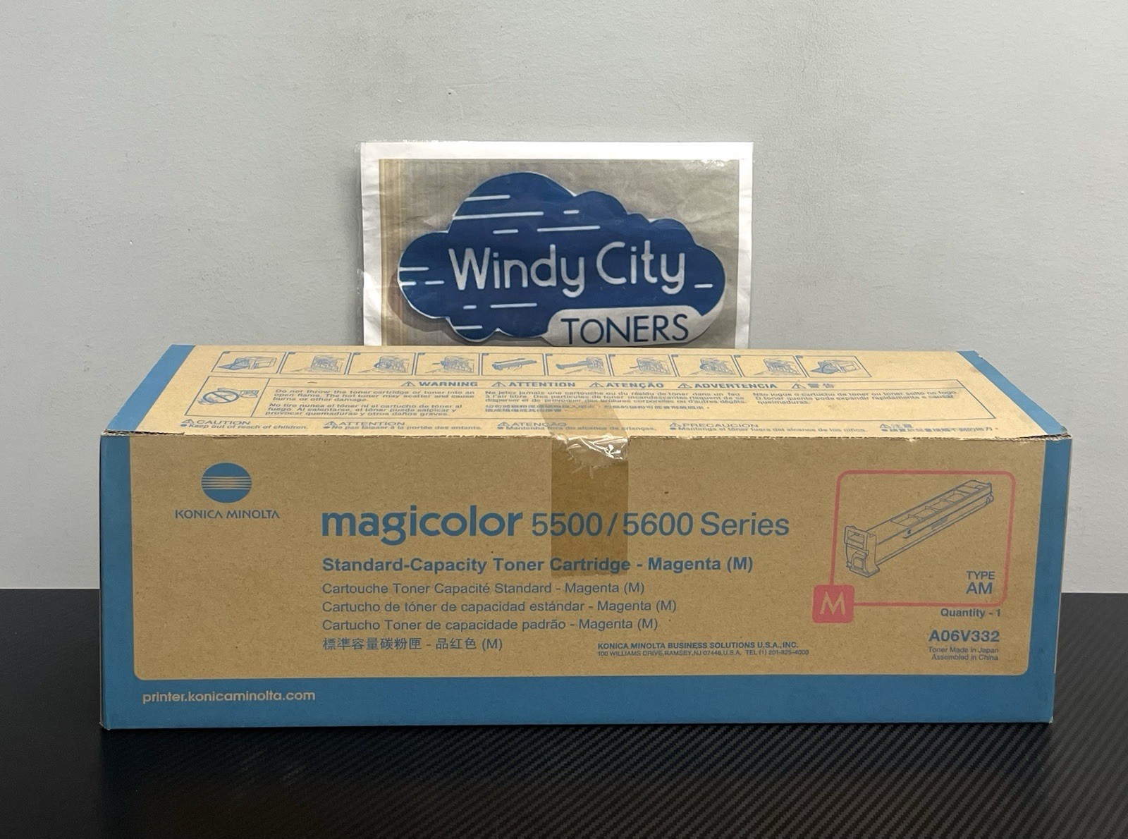 Konica Minolta Magicolor 5500 / 5600 Magenta Toner Cartridge A06V332 New
