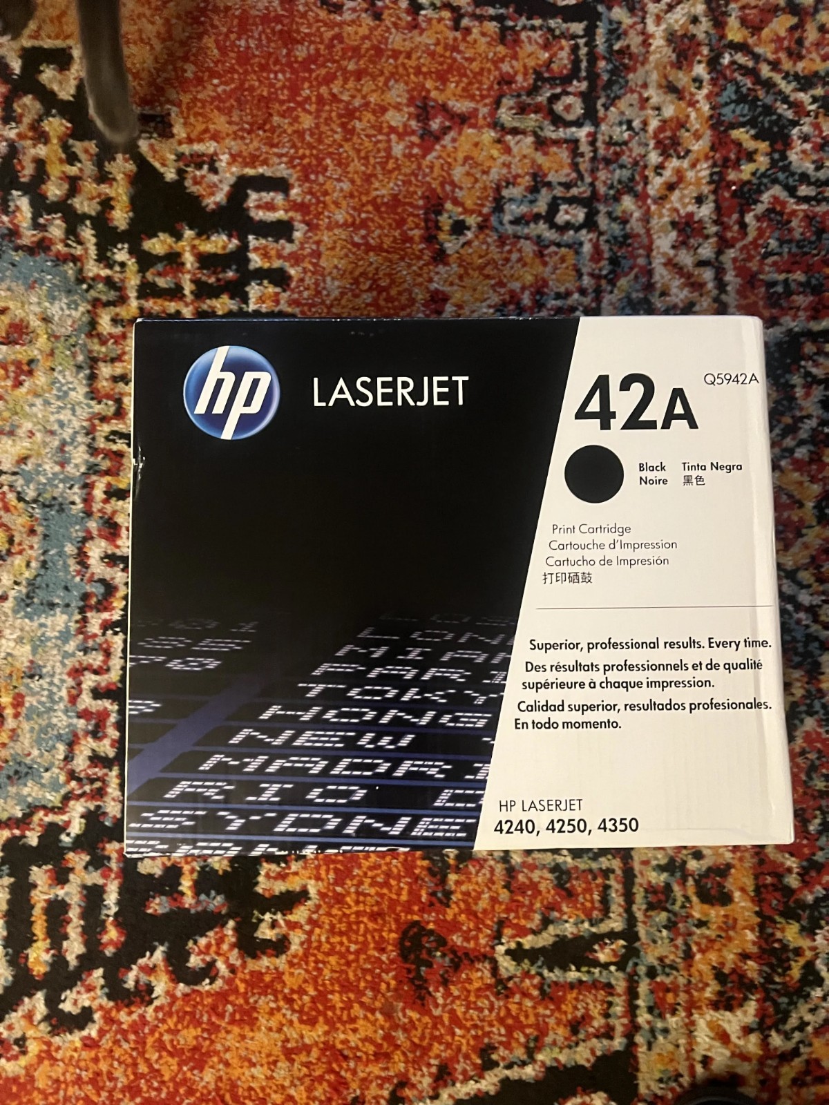 NEW Genuine Original HP 42A Black LaserJet Toner Cartridge Q5942A 4240 4250 4350