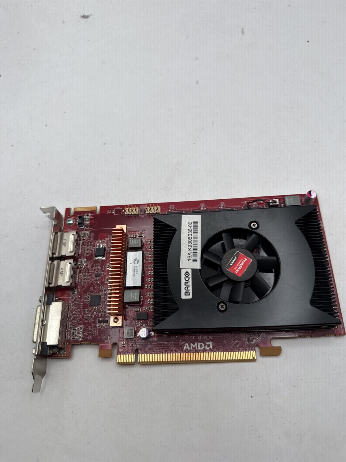 AMD FirePro Barco MXRT 5500 2GB GDDR5 Full Height Graphics Card  DisplayPort DVI