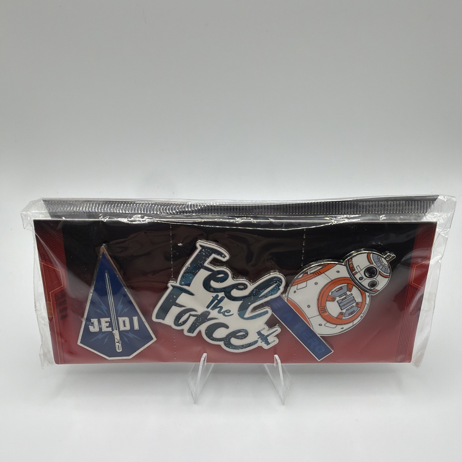 Disney Parks Star Wars Resistance Jedi Feel The Force BB-8  3 Pin Set New SEALED