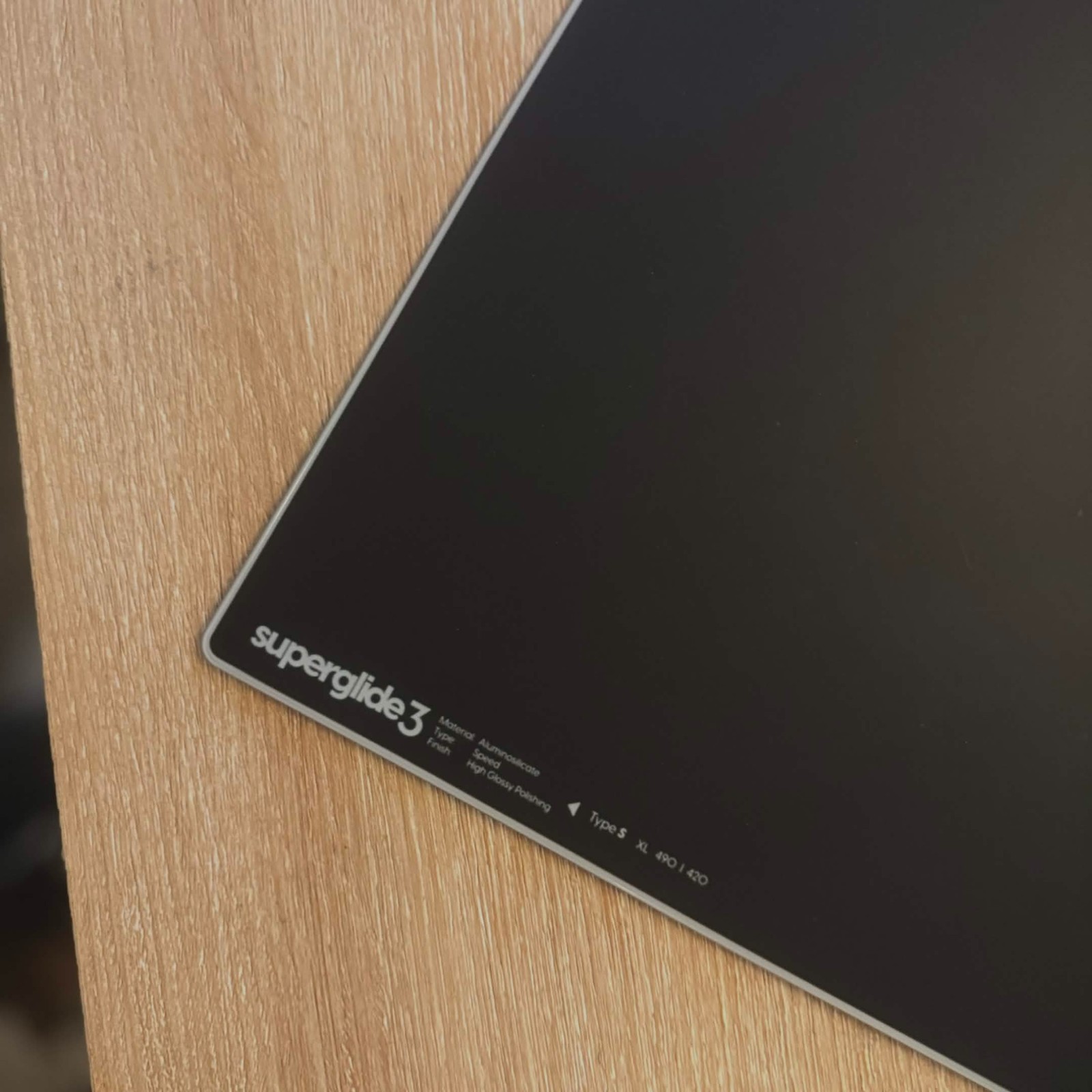 BRAND NEW Pulsar Superglide3 Glass XL Mousepad - Type S - Black