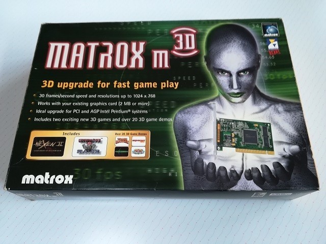Matrox m3D 757-00 Rev B NEC PowerVR PCX2 4MB PCI 3D Accelerator 1997