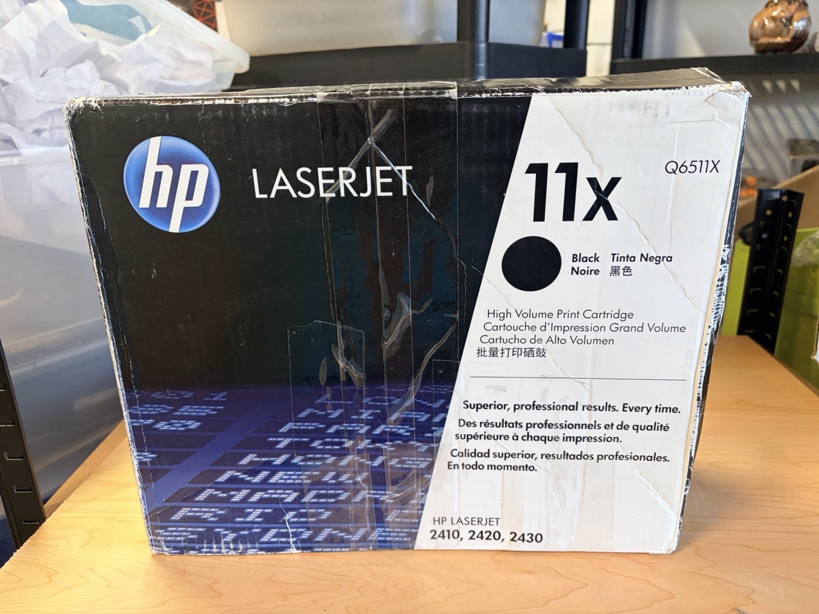 HP LaserJet Q6511X 11X High Yield Black OEM LaserJet Toner Cartridge 2430 2420