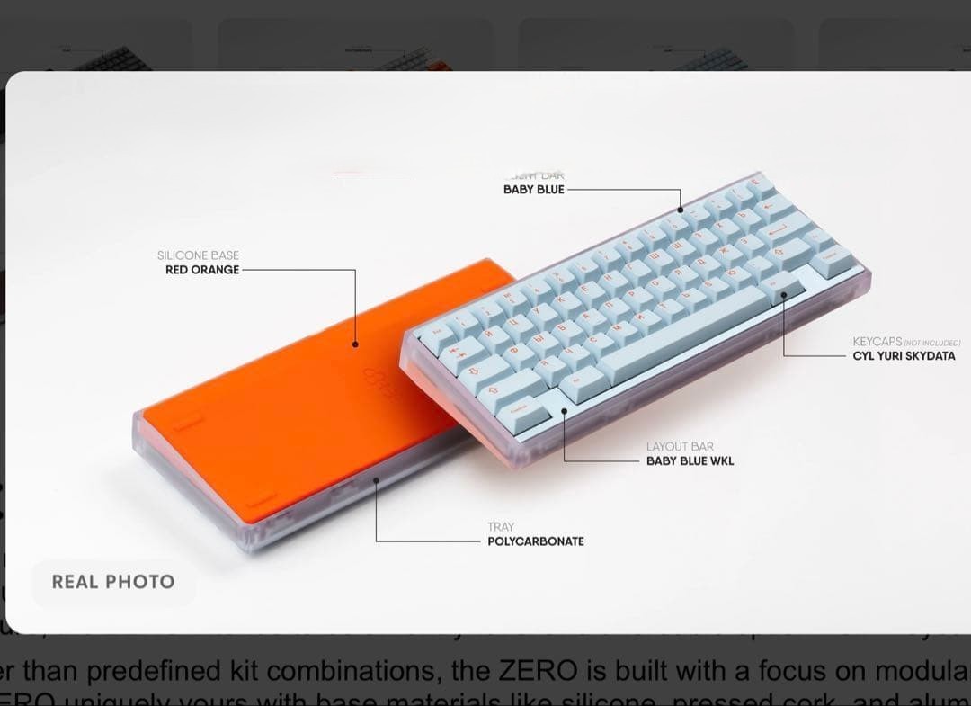Polycarbonate Case Orange Silicone Base Keycult No.1 Zero Rare From Japan