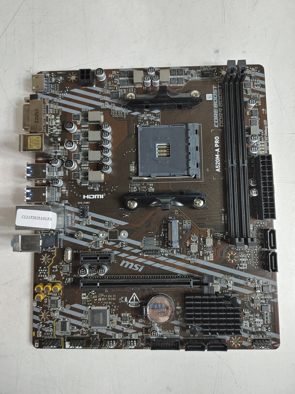 MSI A520M-A PRO AMD Socket AM4 DDR4 Desktop Motherboard