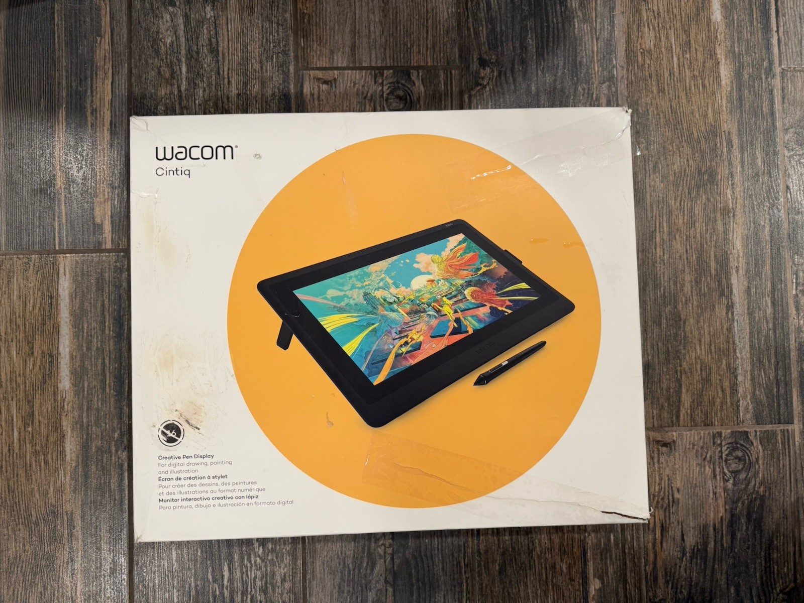 Wacom Cintiq DTK1660K0A 16in Creative Pen Display - Black