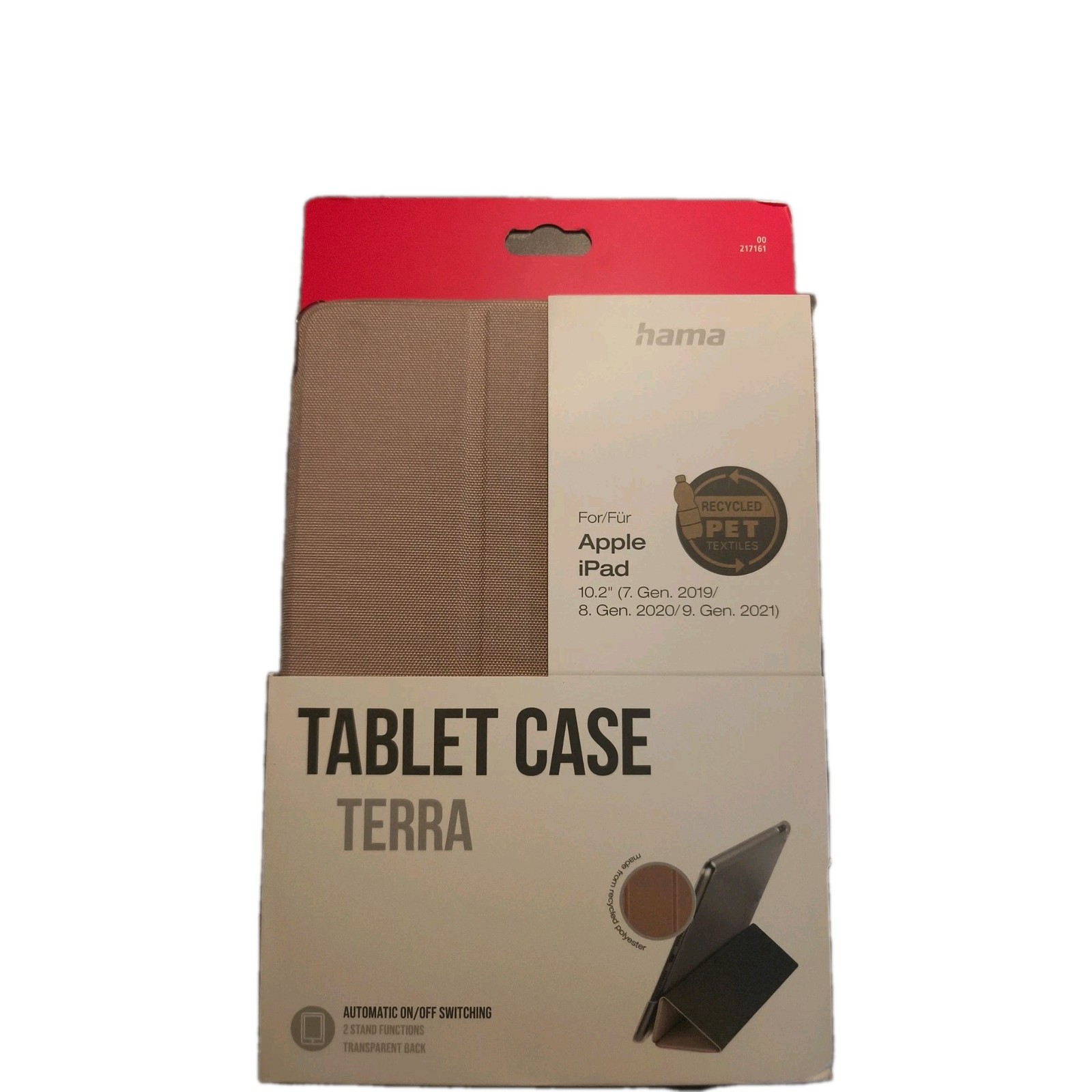 Hama Tablet Case Terra Apple iPad 10.2" (7th Gen.2019/8th Gen.2020/9th Gen2021