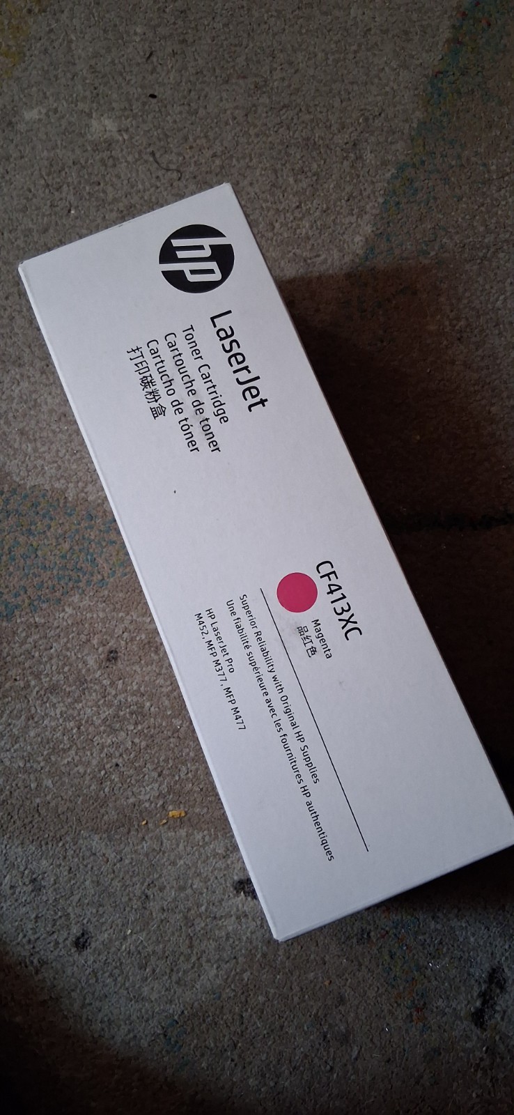 Genuine HP CF413XC Magenta High-Yield Toner Cartridge - NEW SEALED
