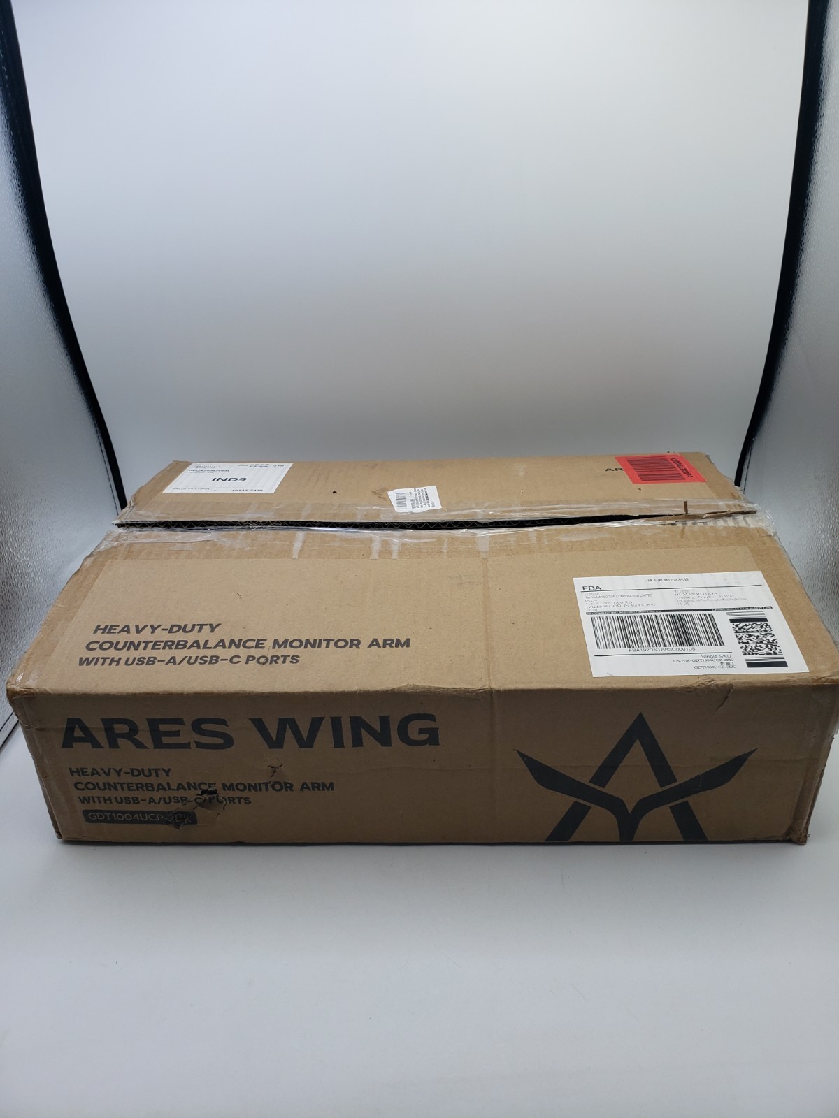Ares Wing GDT1004UCP-2BK Dual Monitor Arm for Monitor Stacking Fits 17-49"