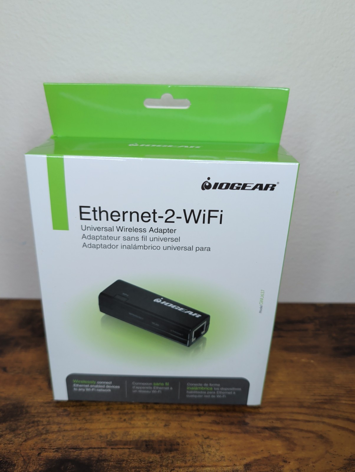 IOGEAR Ethernet-2-WiFi Universal Wireless Adapter GWU637