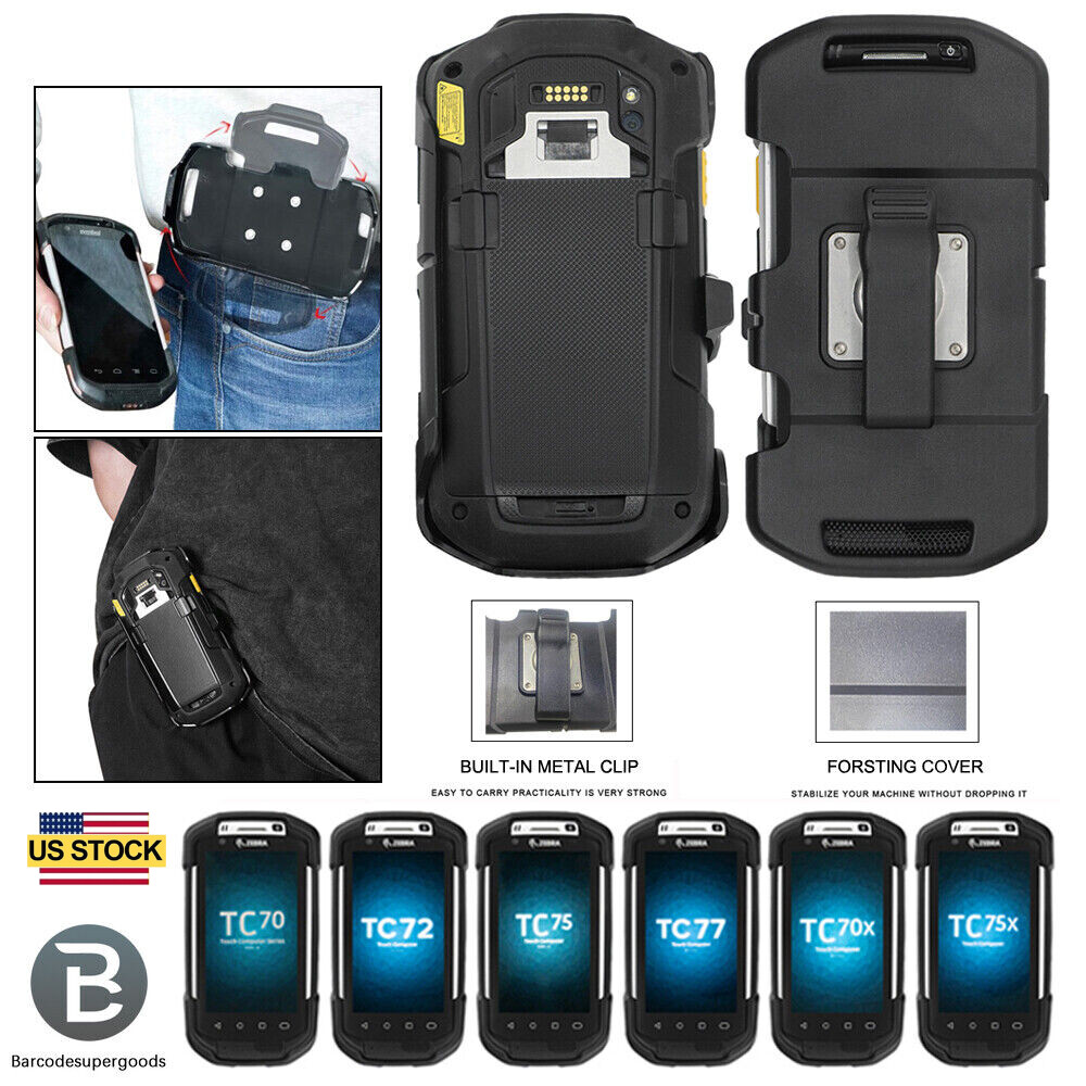 Rigid Holster & Swivel Belt Clip for TC7x TC70 TC72 TC75 TC77 TC70X TC75X