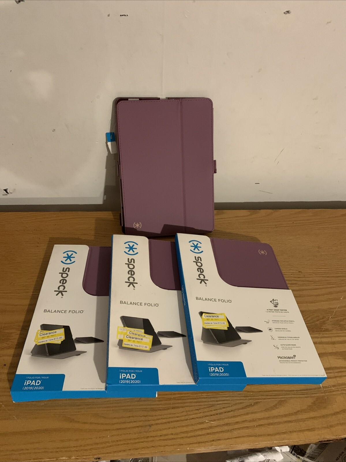 Speck Balance Folio Case for iPAD 10.2" (2019-2020) New Dealer LOT of 4 #LA