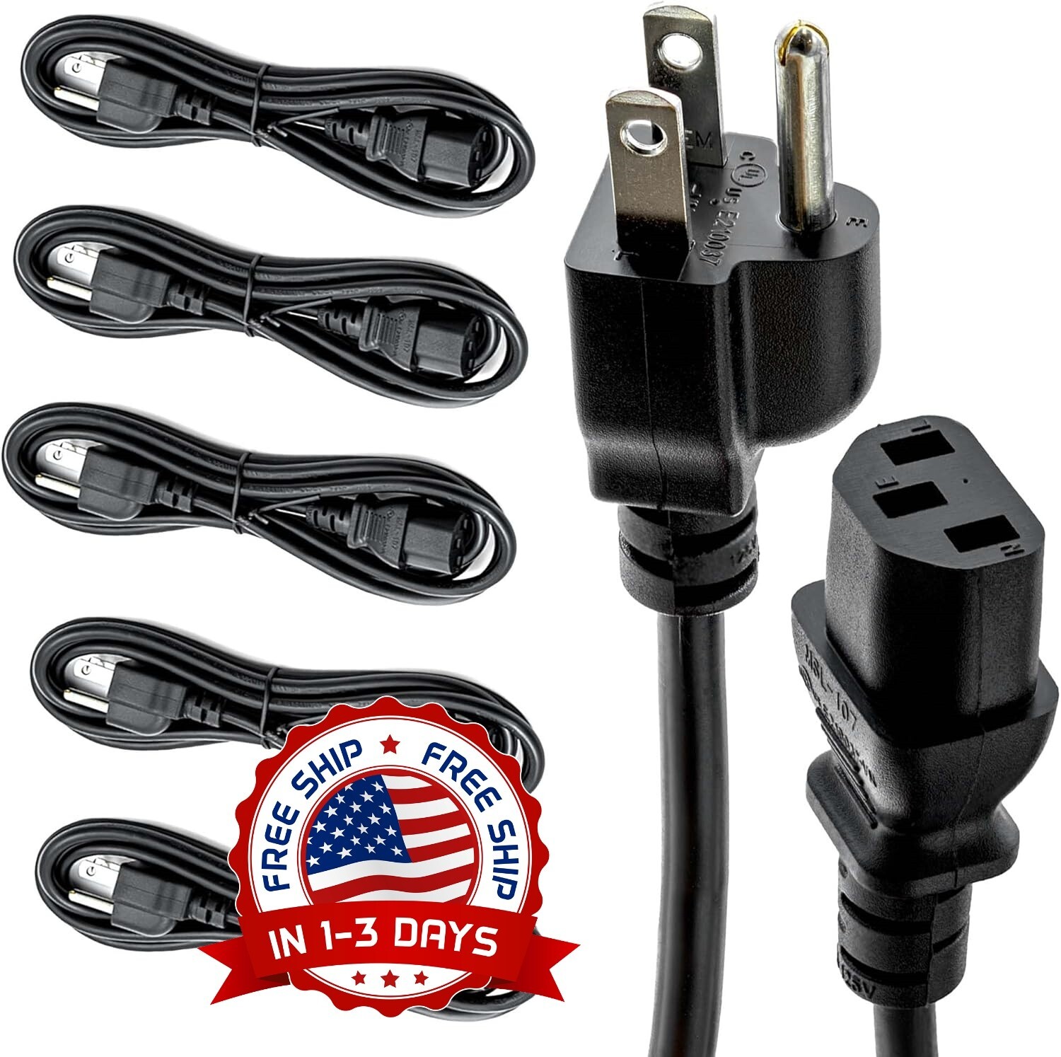 Cable de alimentación universal para monitor de computadora de 10 amperios NUEVO