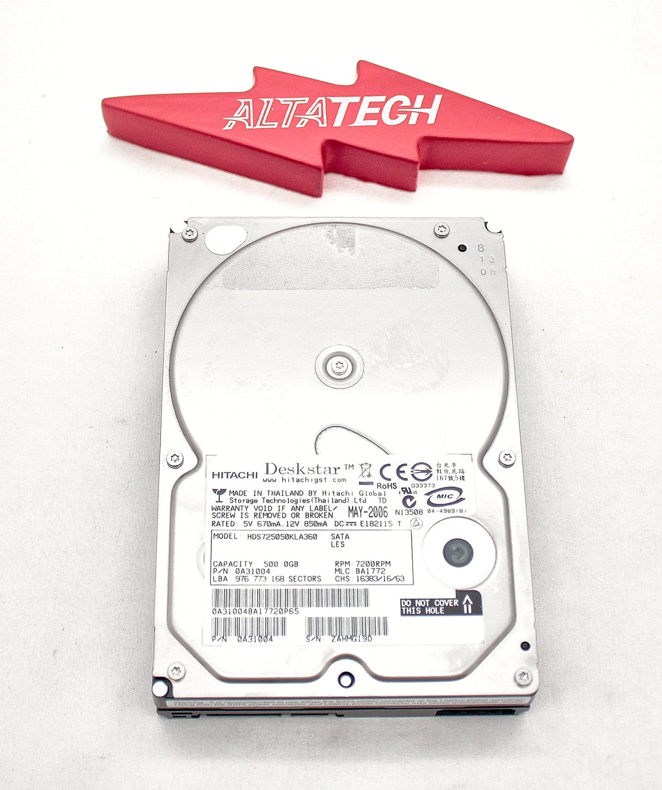 Hitachi 0A31004 Deskstar 500GB 7.2K SATA 3.5" 3G EQL HDD Hard Drive - fast Ship