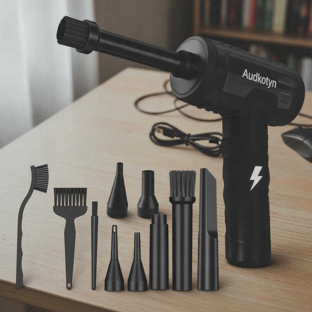 Versatile Electric Air Duster - Eco-Conscious 150,000 RPM Cleaner for PCs & More