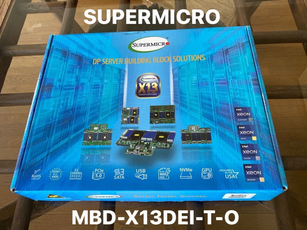 Supermicro MBD-X13DEI-T-O E-ATX Dual Socket LGA-4677 Server Motherboard Mint