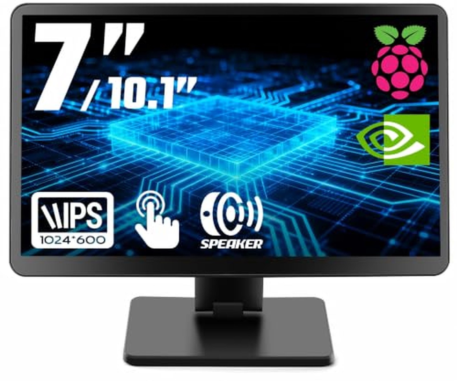KOGODA 7-inch Mini Monitor with Touchscreen for Raspberry Pi, Computer, SBC