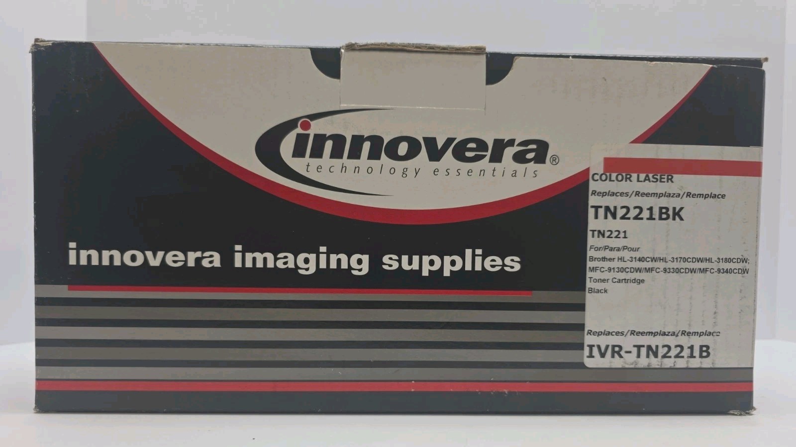 Innovera IVR-TN221B TN221BK Black Toner Cartridge Brother New Factory Sealed