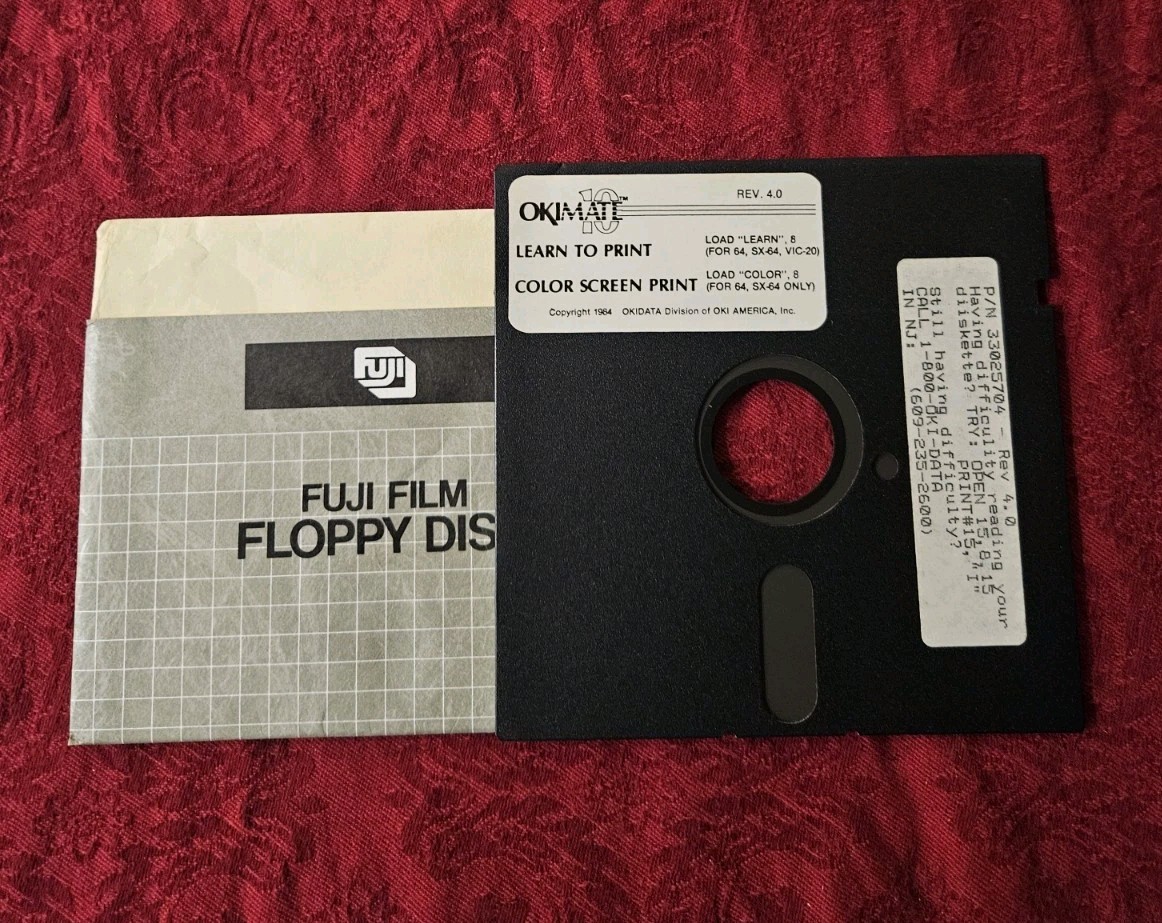 Learn to Print /Color Screen Print Commodore 64 C64 Program on 5.25" disk