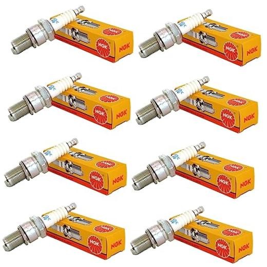 Set (8pcs) NGK V-Power Spark Plugs Stock 2771 Nickel Core Tip Standard 0.040in