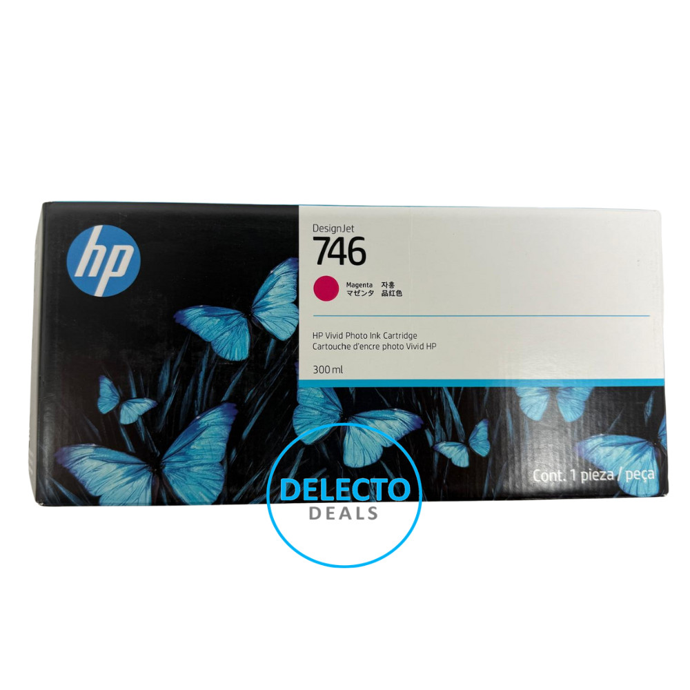 GENUINE HP 746 300-ml Magenta DesignJet Ink Cartridge, P2V78A SEALED BOX 2028