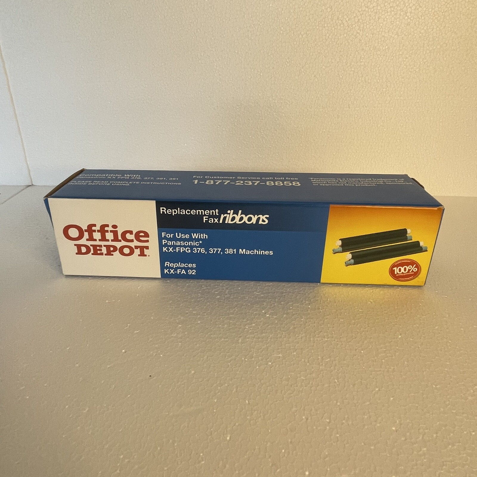 Office Depot Replacement Fax Ribbons KX- FA92