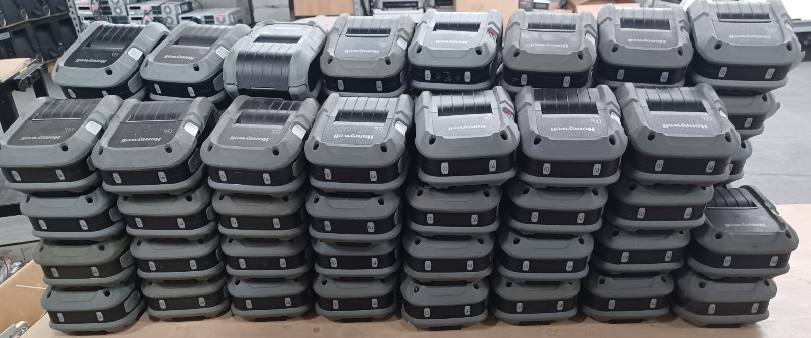 LOT OF 10 HONEYWELL RP2B RUGGED MOBILE THERMAL PRINTERS W/ BATTERY
