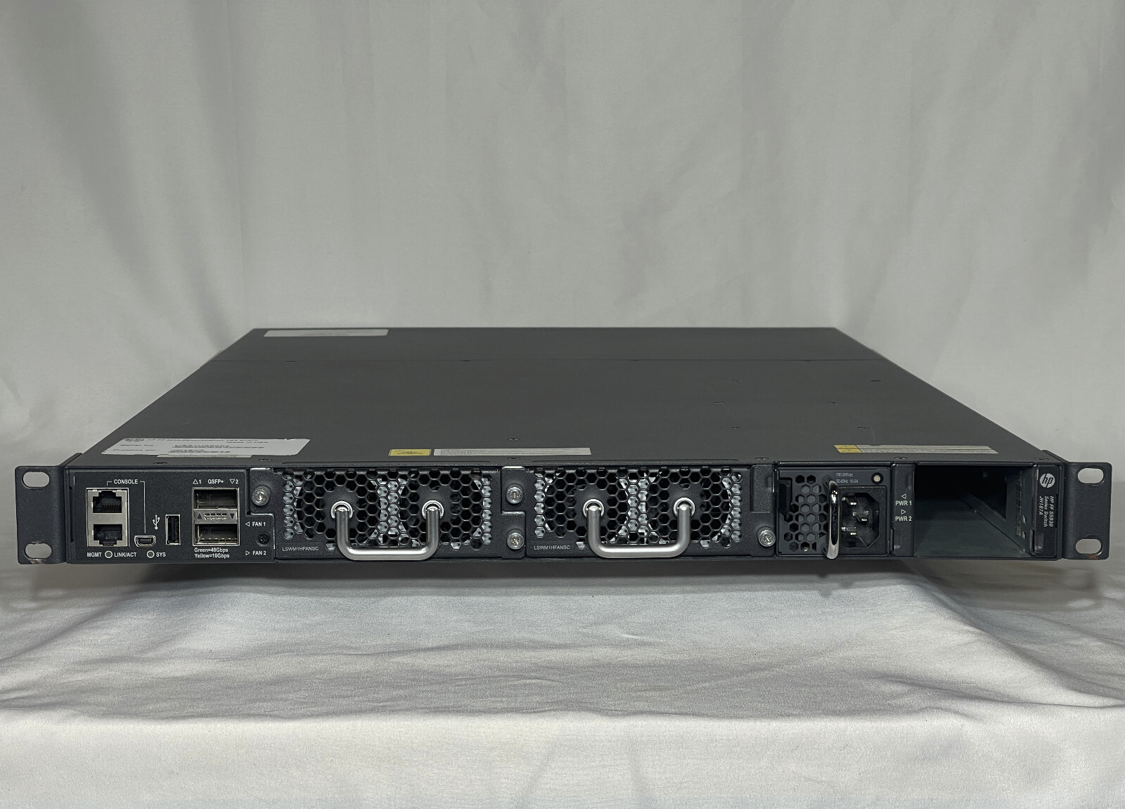 HPE FlexFabric 5930 2QSFP+ 2-slot L3 Switch 2x Back to Front Fan Kit 1x PSU
