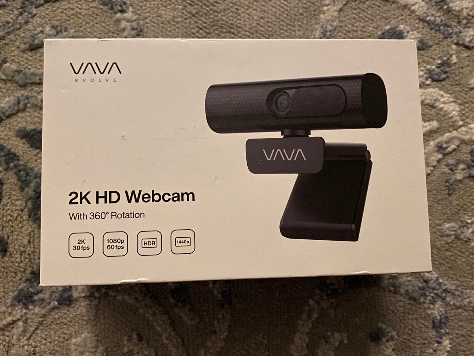VAVA Evolve 2k HD Webcam With 360 Degree Rotation