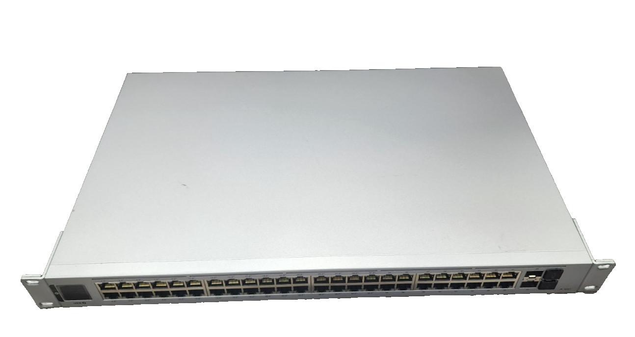 Ubiquiti UniFi USW-48-POE-USA 48-Port Gigabit PoE+ Managed Switch 4x SFP