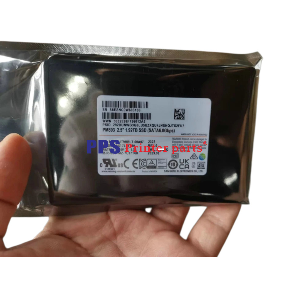 Samsung PM893 1.92TB SATA SSD 6.0 Gbps MZ7L31T9HBLT-00B7C MZ-7L31T90
