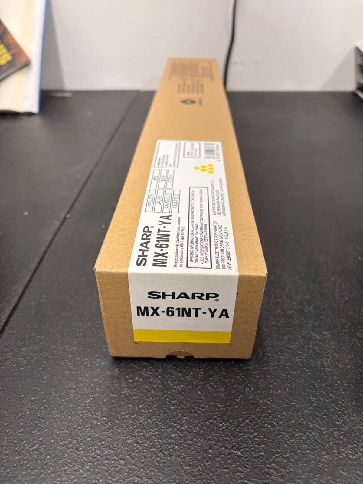 NEW Genuine Sharp MX-61NT-YA MX61NTYA Yellow Toner Cartridge New