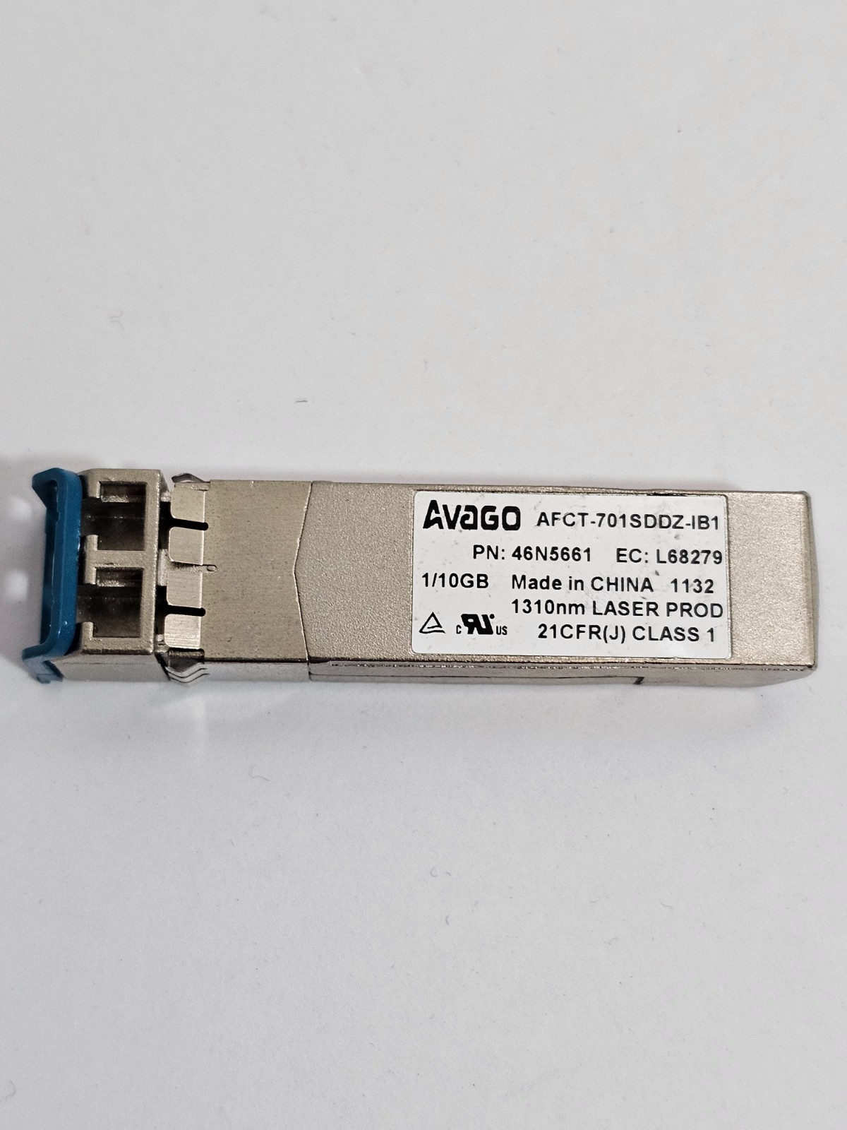 IBM 46N5661 1/10Gb LR 1310nm SM SFP+ Transceiver AFCT-701SDDZ-IB1