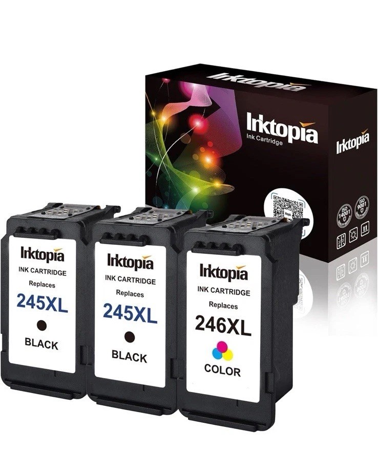 Inkropia Ink Cartridge Exp.5-2027. 2924 MX492 MX 490. Canon