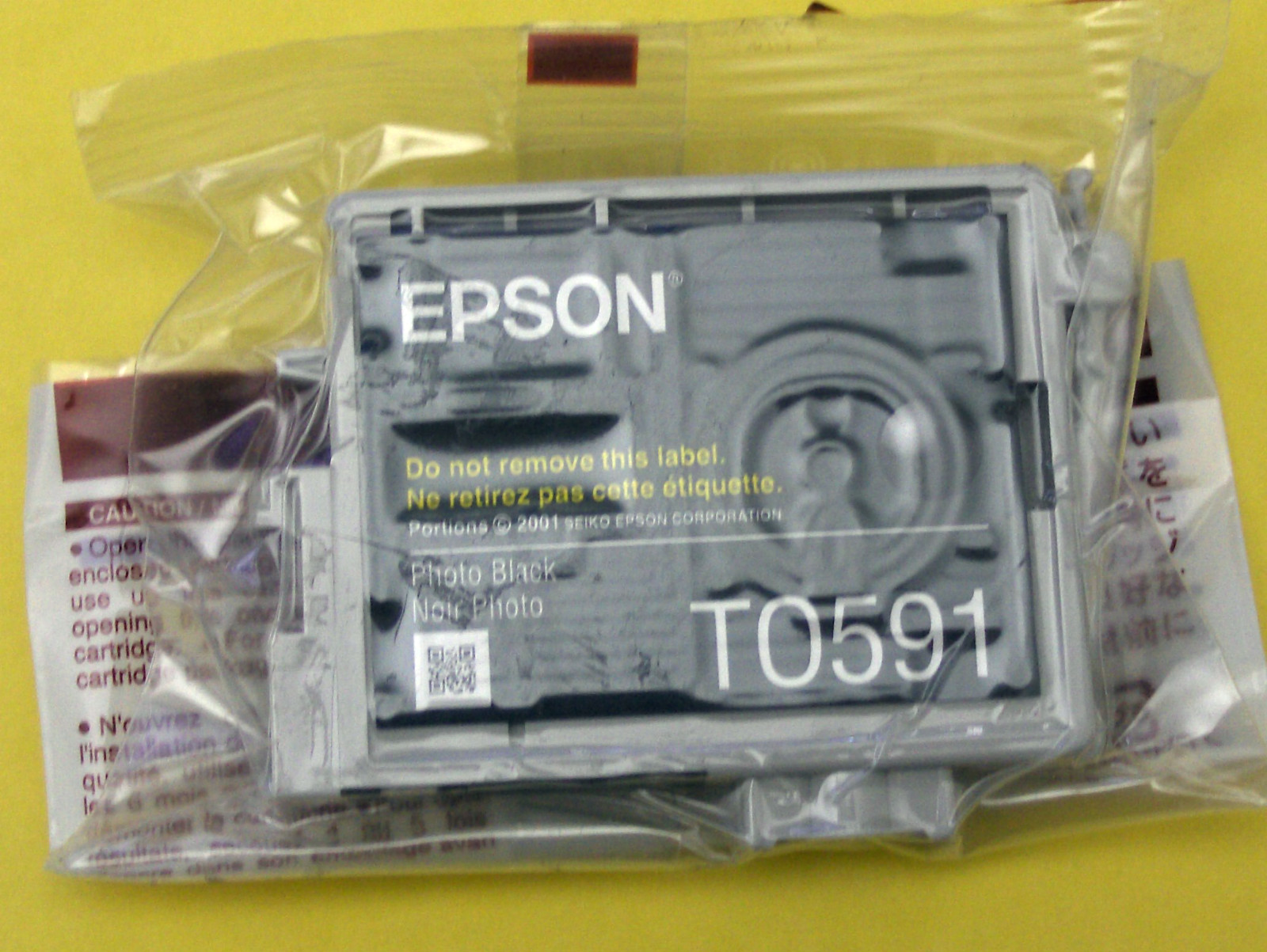 GENUINE EPSON T059 T0591 Photo Black  INK STYLUS PHOTO R2400  T059120