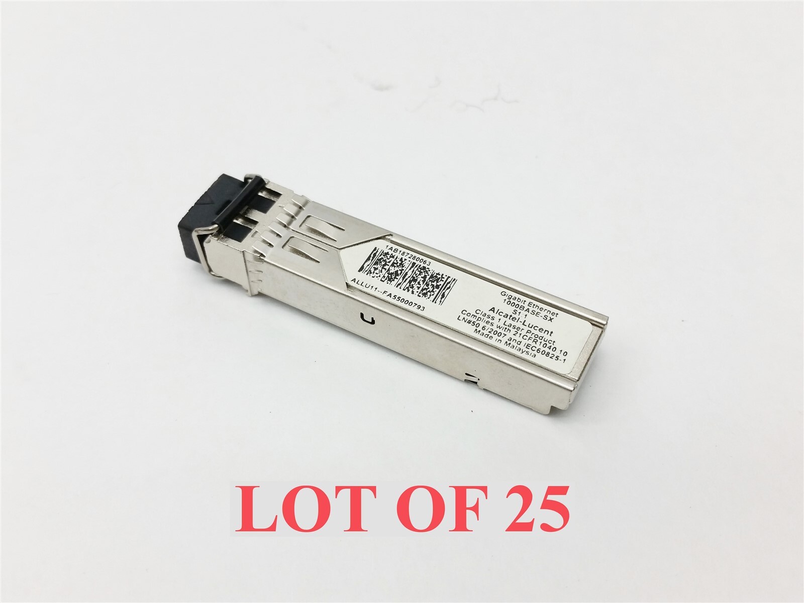 LOT 25 Alcatel Lucent 1AB187280063 Gigabit Ethernet 1000BASE-SX S1:1 Transceiver
