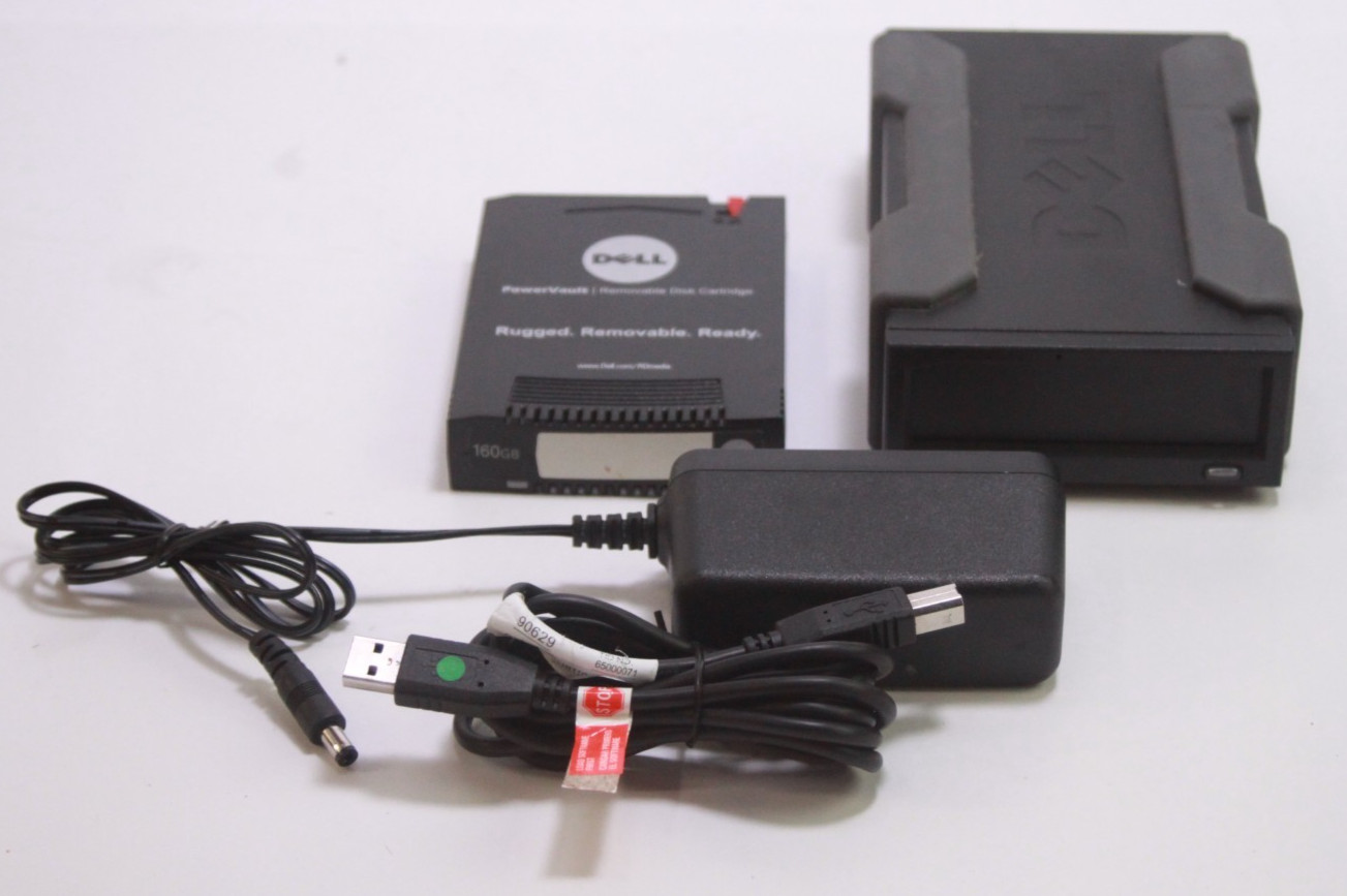 Dell Powervault RD1000 External Sata Tape Drive With 160GB Drive TESTED