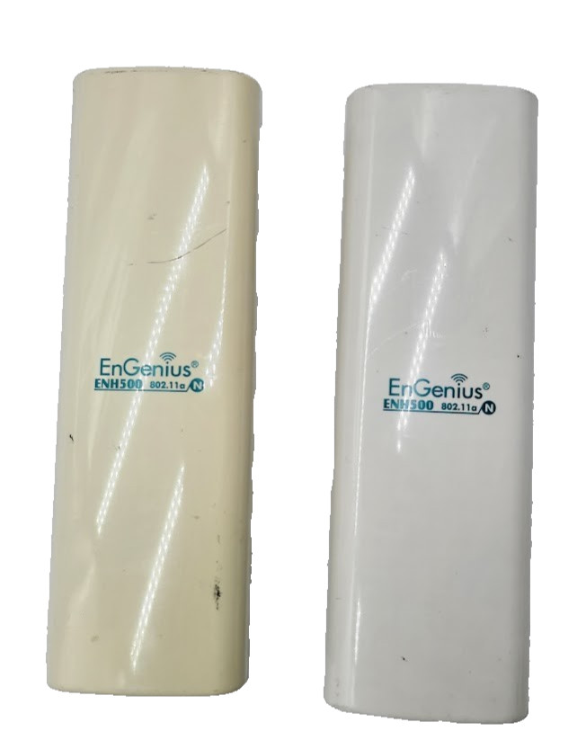 Lot of 2 EnGenius ENH500 802.11n 5GHz Outdoor Bridge Access Point