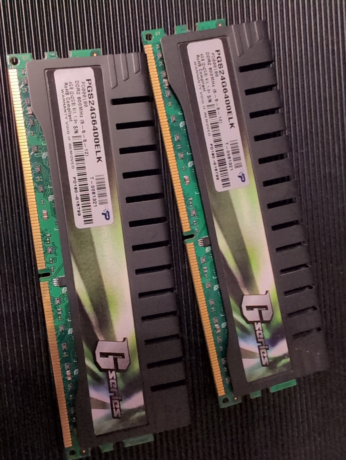 Patriot G Series 4GB (2x2GB) DDR2 800MHz PC2-6400 CL5 Desktop RAM PGS24G6400ELK
