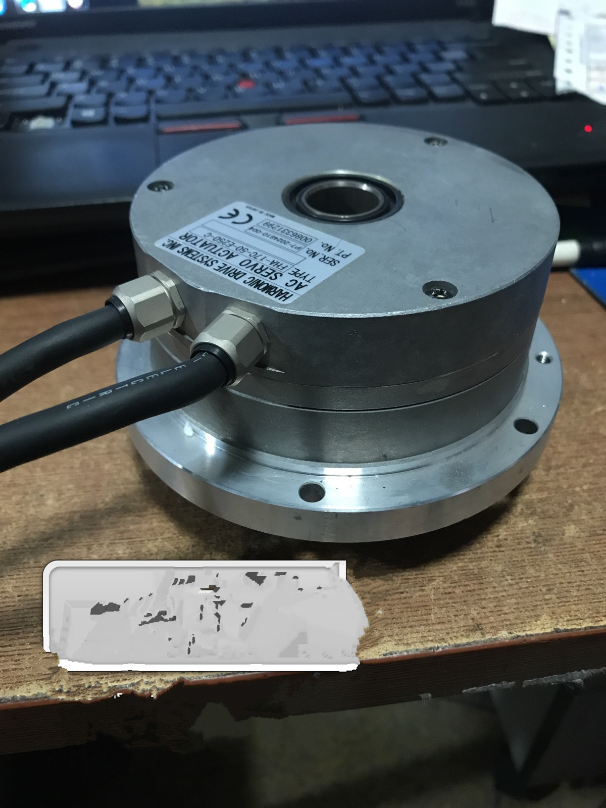 1PC USED AC SERVO ACTUATOR FHA-17C-50-E250-C