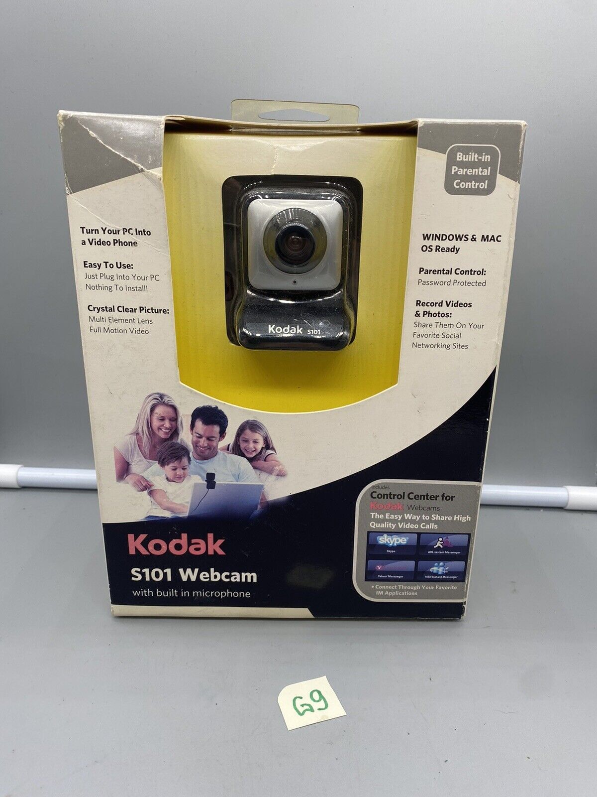 Kodak Webcam Built In Microphone S101 New in Package Mac or Windows 