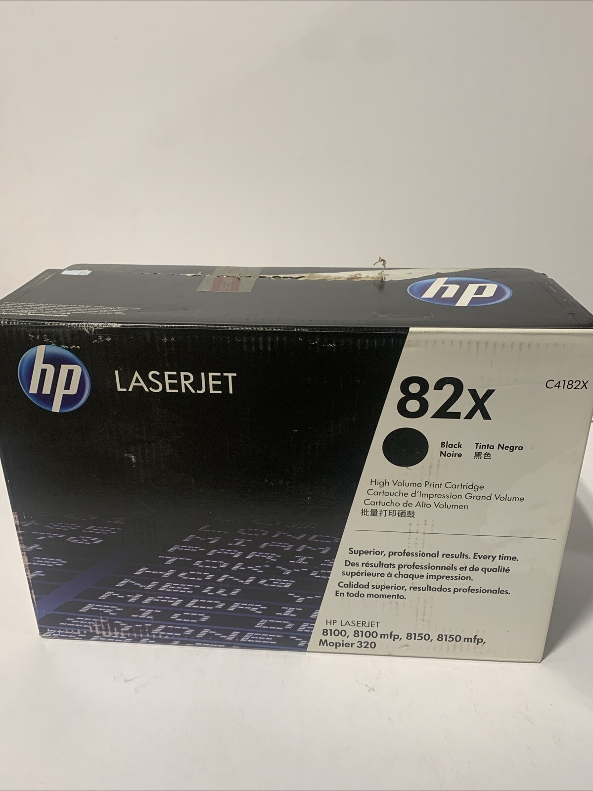 Genuine HP 82X-C4182X Black Toner Cartridge HP LaserJet 8100, 8150