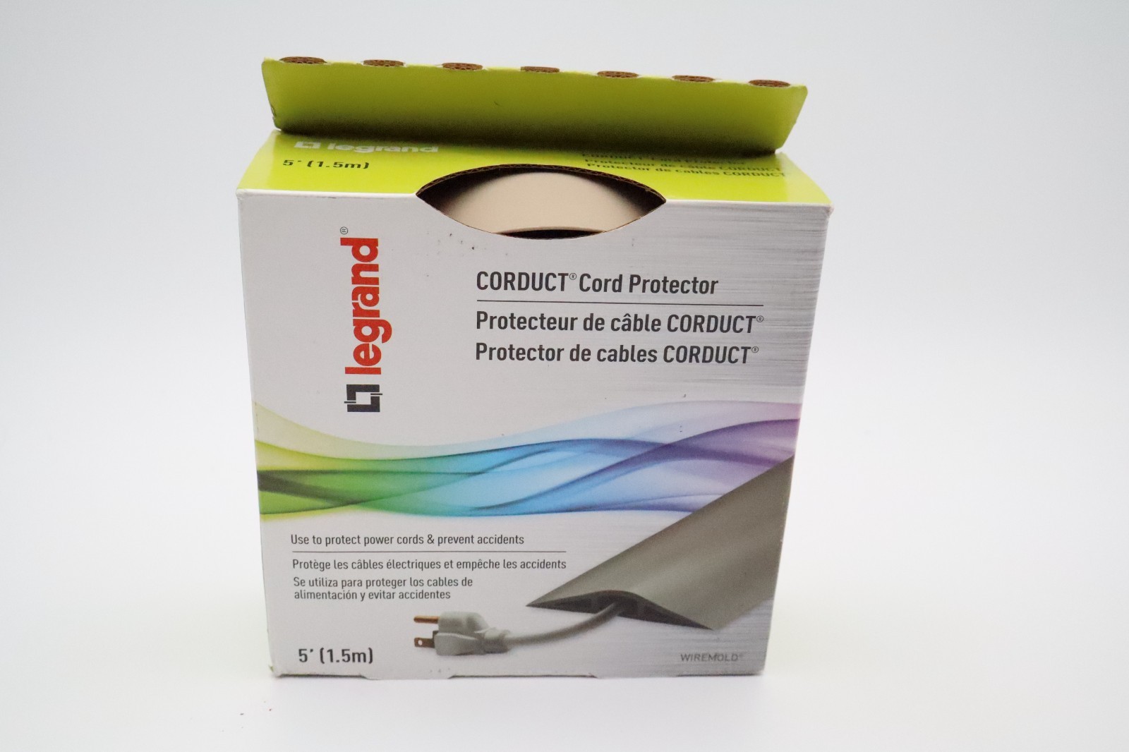 Legrand Wiremold CORDUCT Cord Protector 5 ft (1.5m) – Brand New