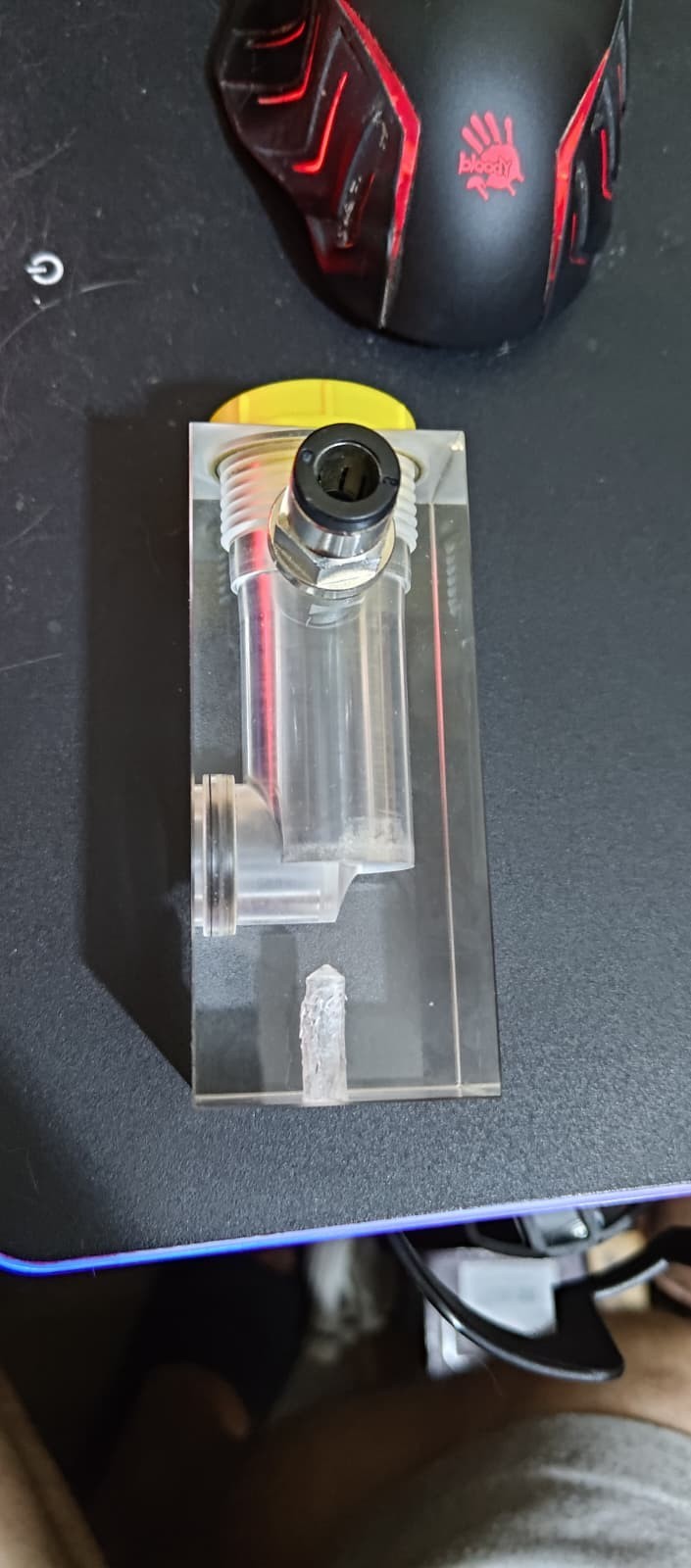 PC liquid/watercooling  super rare PLUG IN acrylic vintage reservoir: INNOVATEK