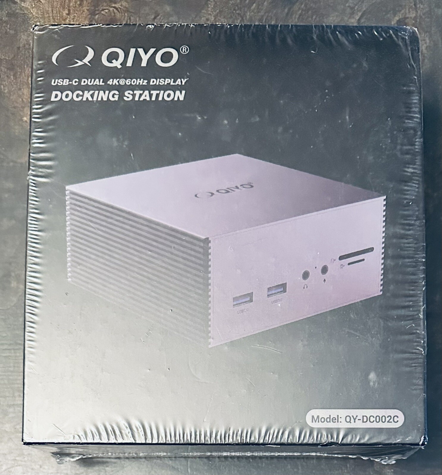 Q- QIYO- QY-DC002C- Docking Station USB-c Dual 4k@60hz Display