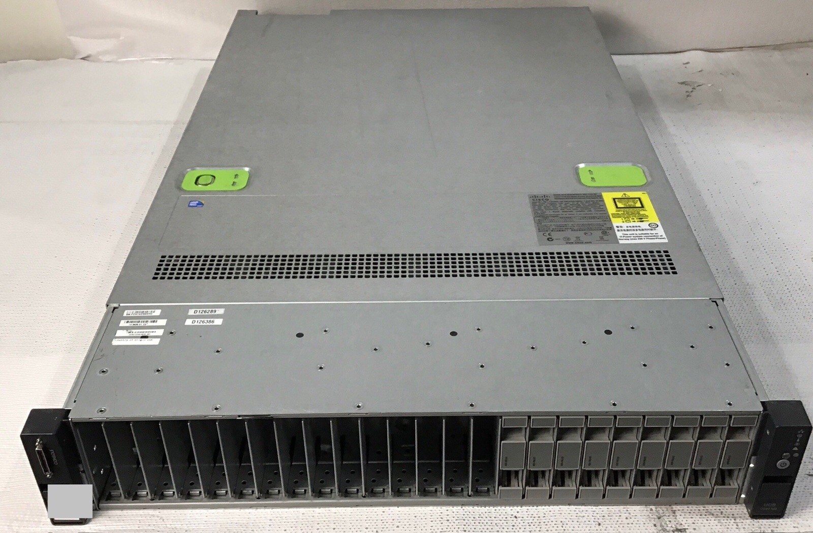 Cisco UCSC-C240-M3S2 V03 Server x2 Xeon E5-2640 32GB RAM NO HDD